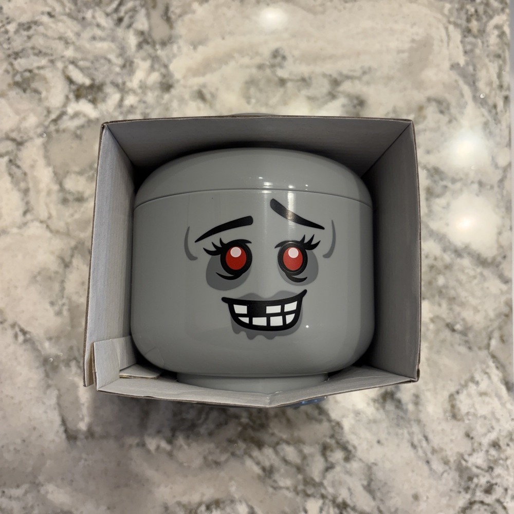 LEGO HALLOWEEN EDITION MINI STORAGE HEAD FEMALE ZOMBIE